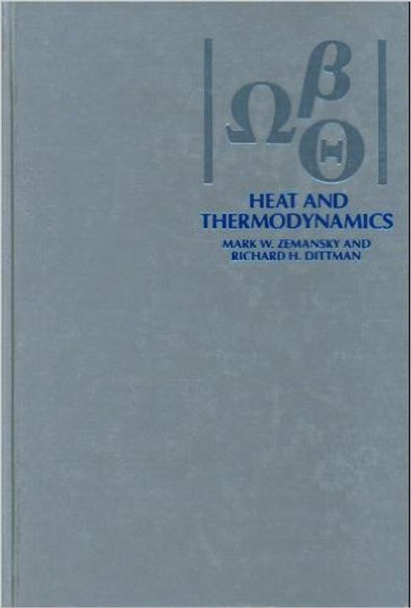 Cover Art for 9780070728080, Heat and Thermodynamics by Mark W. Zemansky