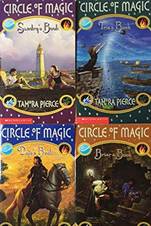 Cover Art for B0039OX0P6, Circle of Magic 1-4: Sandry's Book, Tris's Book, Daja's Book, Briar's Book by Tamora Pierce