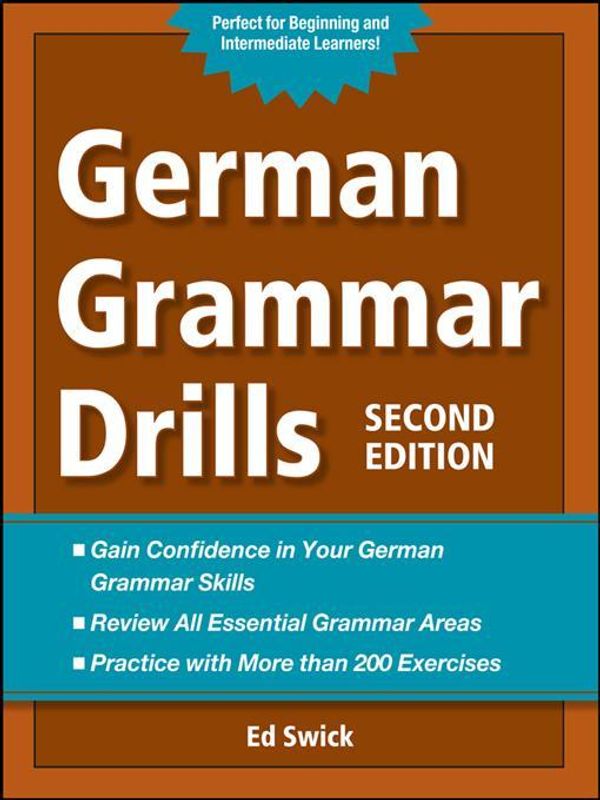 Cover Art for 2370004329680, German Grammar Drills by Ed Swick