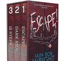 Cover Art for B081J8TYQQ, Escape!, Dark Ride, & 12 Steps: A Terrifying Trilogy by Iain Rob Wright