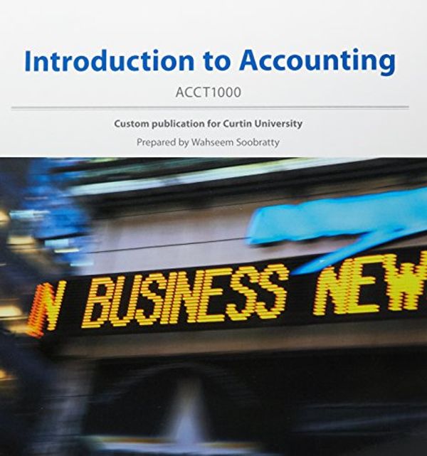 Cover Art for 9780730350088, (Aucm) Introduction to Accounting Black & White Print on Demand Custom F/Curtin by Birt