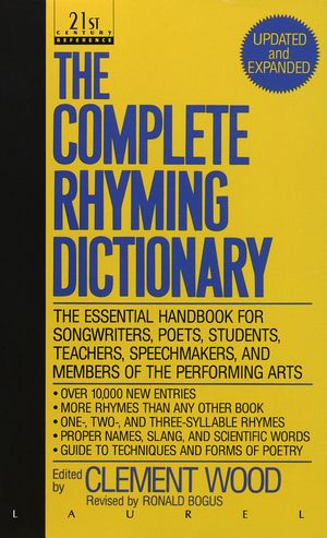 Cover Art for 9780440212058, Complete Rhyming Dictionary by Clement Wood