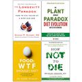 Cover Art for 9789123803064, Longevity Paradox [Hardcover], Plant Anomaly Paradox Diet Evolution, Food Wtf Should I Eat, How Not To Die 4 Books Collection Set by Dr. Steven R. Gundry, MD, Mark Hyman Iota, Dr. Michael Greger M.D., Gene Stone