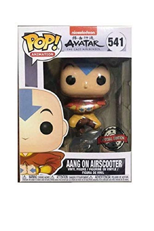 Cover Art for B08BYFGGSR, Funko Pop! Avatar The Last Airbender Aang on Airscooter Special Edition Sticker Figure by 541