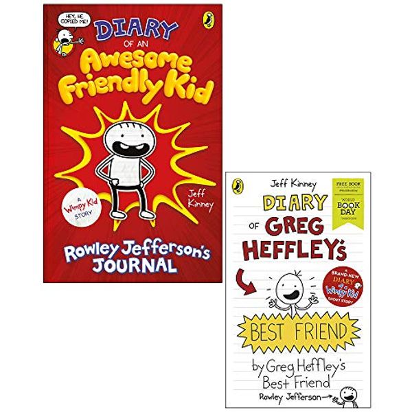 Cover Art for 9789123795123, Diary of an Awesome Friendly Kid, Diary of Greg Heffley's Best Friend World Book Day 2 Books Collection Set by Jeff Kinney