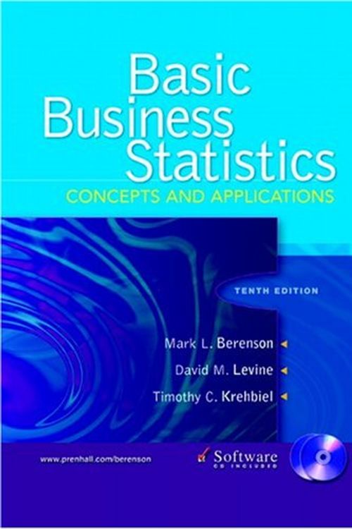 Cover Art for 9780136032601, Basic Business Statistics (w/CD) by Mark L. Berenson