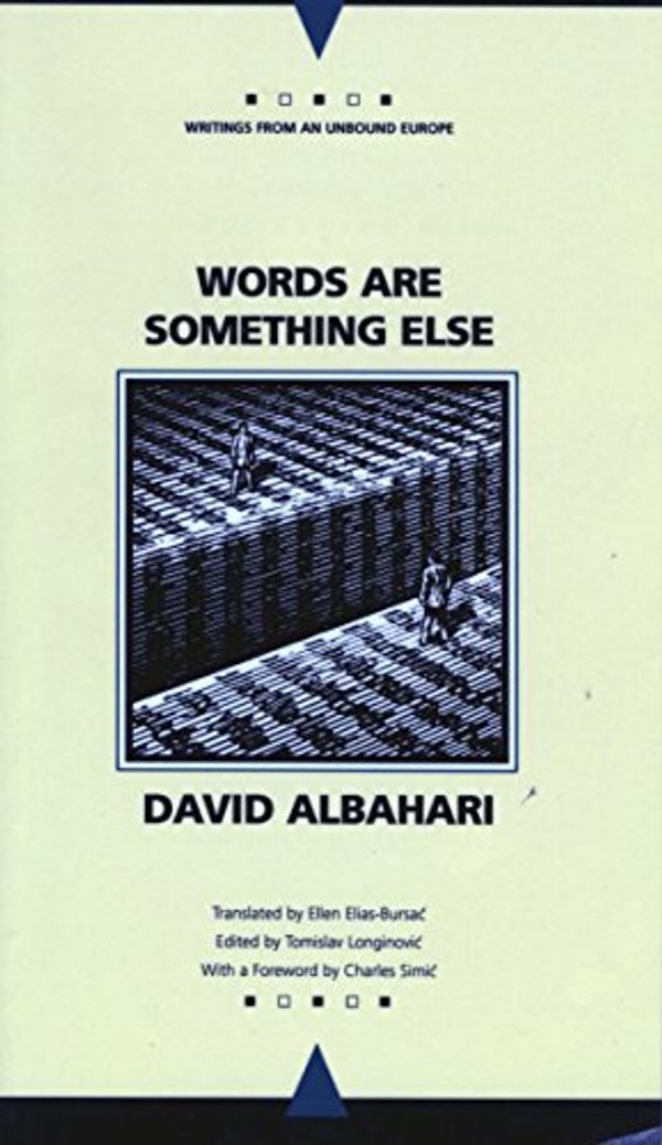 Cover Art for 9780810113060, Words Are Something Else by David Albahari