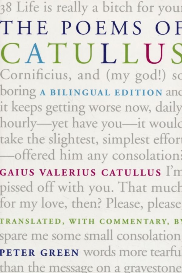 Cover Art for 9780520253865, The Poems of Catullus by Gaius Valerius Catullus