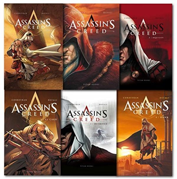 Cover Art for B01HC9Z8FS, Assassins Creed 6 Books Collection Set- Desmond, Aquilus, Accipiter, Hawk, El Cakr, Leila by Eric Corbeyran (2016-06-07) by 