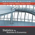 Cover Art for 9781337956642, Statistics for Business & Economics + Xlstat Education Edition Printed Access Card + Mindtap Business Statistics With Xlstat, 1 Term 6 Months Printed Access Card by David R. Anderson, Dennis J. Sweeney, Thomas A. Williams, Jeffrey D. Camm, James J. Cochran
