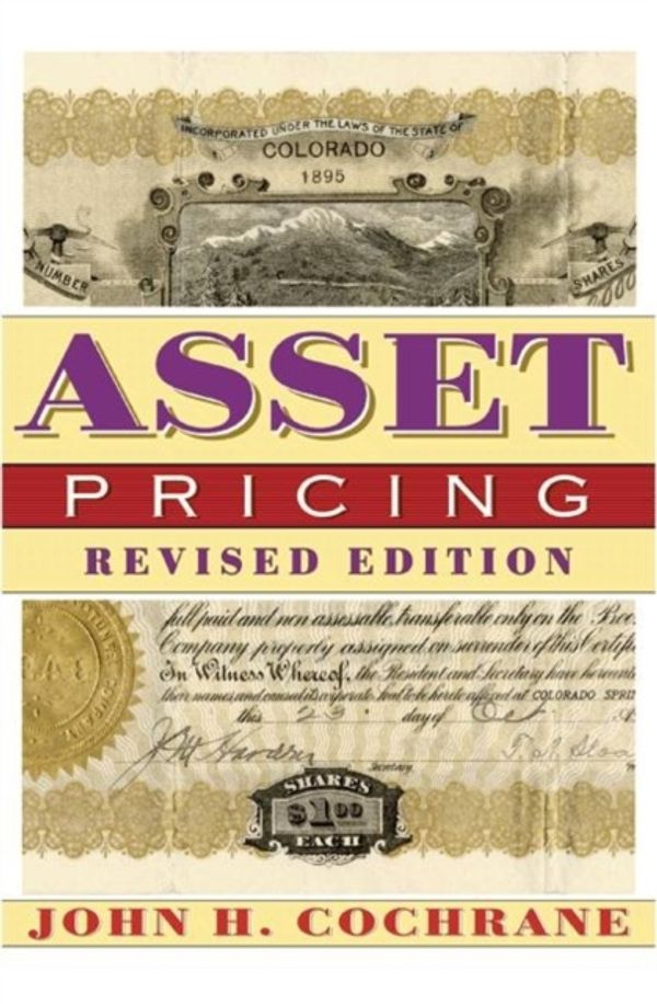 Cover Art for 9780691121376, Asset Pricing by John H. Cochrane