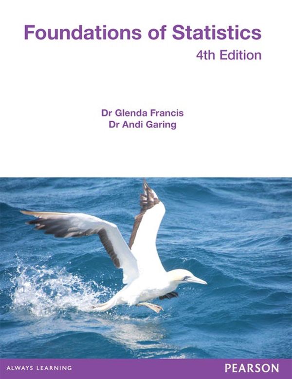 Cover Art for 9781488613432, Foundations of Statistics 4th Edition (Custom) by Garing Francis