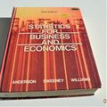 Cover Art for 9780314258731, Statistics for Business and Economics (3rd Edition) by ANDERSON