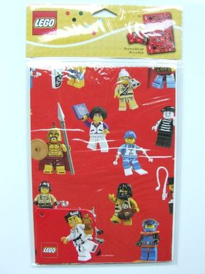 Cover Art for 0673419157063, Minifigure Wrapping Paper Set 853240 by Lego