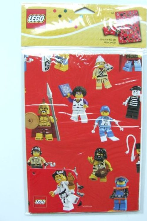 Cover Art for 0673419157063, Minifigure Wrapping Paper Set 853240 by Lego