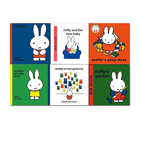 New Miffy Classic Library Collection 6 Books Set By Dick Bruna Miffy