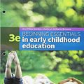Cover Art for 9781305619579, Beginning Essentials in Early Childhood Education by Ann Gordon
