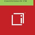 Cover Art for 9781497900134, Anderson's Constitutions of 1738 by James Anderson