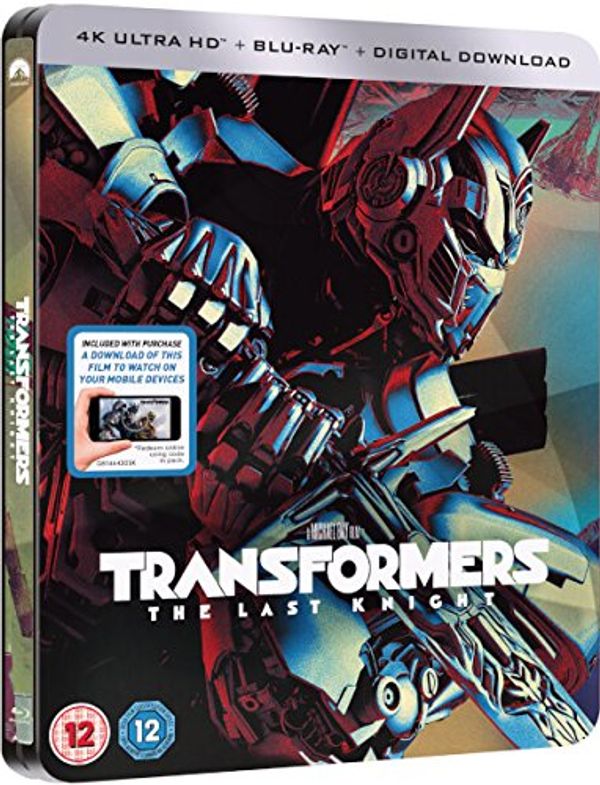 Cover Art for 0738447481150, Transformers The Last Knight Steelbook UK Includes 3D and 2D + Digital Download Limited Edition Steelbook Region Free by Unknown