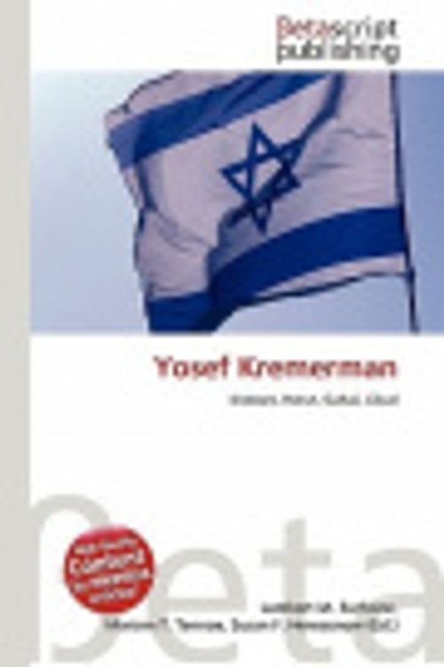 Cover Art for 9786132231352, Yosef Kremerman by Lambert M Surhone, Miriam T Timpledon, Susan F Marseken