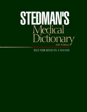Cover Art for 9780683079227, Medical Dictionary by J.l. Stedman