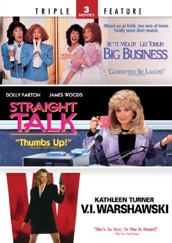 Cover Art for 0683904522986, Big Business / Straight Talk / V.I. Warshawski - Triple Feature by 