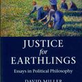 Cover Art for 9781107613751, Justice for Earthlings by David Miller