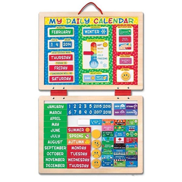Cover Art for 0000772092531, Melissa & Doug My First Daily Magnetic Calendar by 