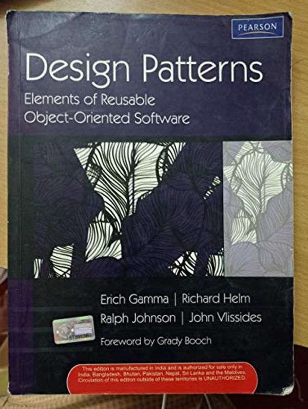 Cover Art for 9780201485370, Design Patterns by Erich Gamma, Ralph Johnson, John M. Vlissides, Richard Helm