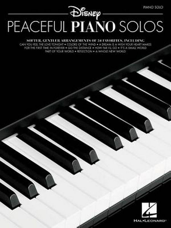 Cover Art for 9781540053855, Disney Peaceful Piano Solos by Hal Leonard Corp.