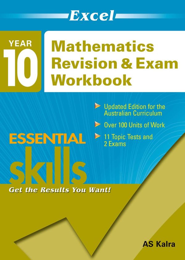 Cover Art for 9781741255669, Excel Math Rev Exam Yr 10 by Pascal Press