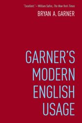 Cover Art for 9780190491482, Garner's Modern English Usage by Bryan Garner