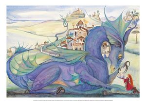 Cover Art for 9781912050765, My Dragon Is As Big As a Village - Jackie Morris Poster by Jackie Morris