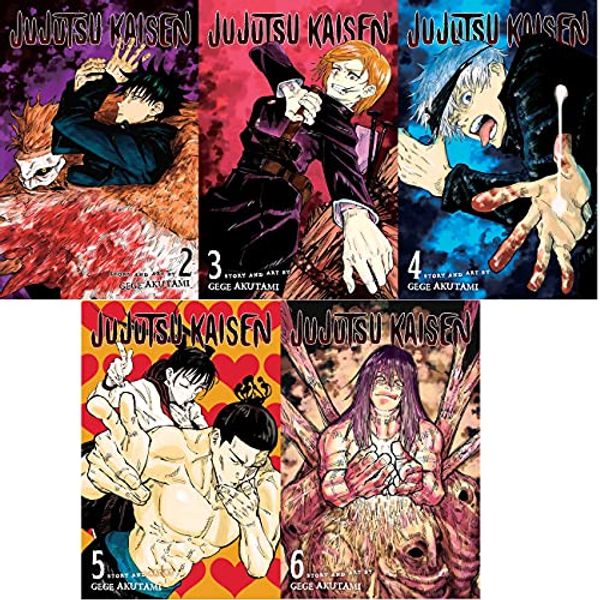 Cover Art for B084HP7L31, Jujutsu Kaisen Series Vol 2-6 Books Collection Set By Gege Akutami by Gege Akutami