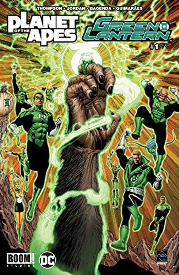 Cover Art for B01NBB4JEN, Planet of the Apes/Green Lantern #1 (of 6) by Robbie Thompson