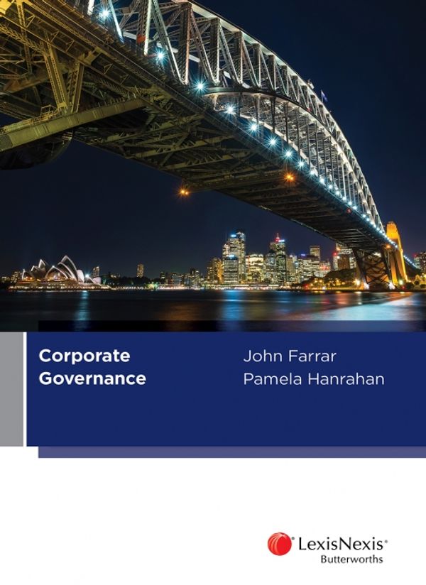 Cover Art for 9780409344028, Corporate Governance by Farrar &. Hanrahan