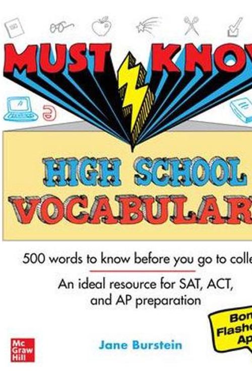 Cover Art for 9781264275069, Must Know High School Vocabulary by Burstein, Jane R.