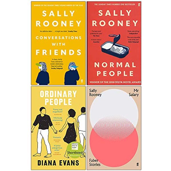 Cover Art for 9789123925933, Conversations With Friends, Normal People, Ordinary People, Mr Salary Faber Stories 4 Books Collection Set by Sally Rooney, Diana Evans