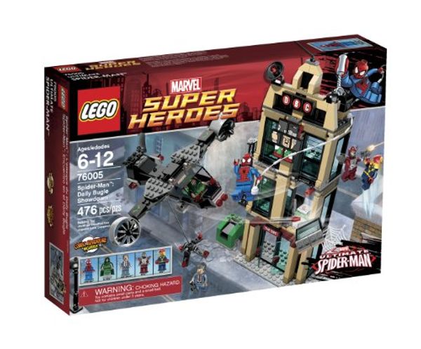 Cover Art for 0673419190435, Spider-Man: Daily Bugle Showdown Set 76005 by Lego