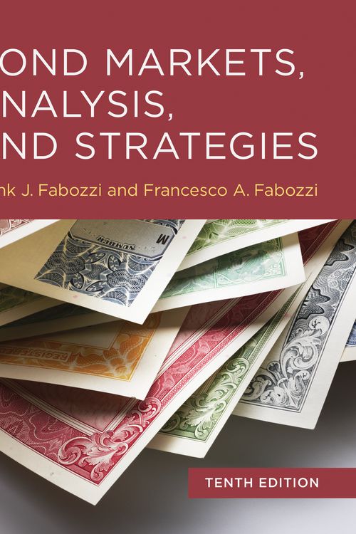 Cover Art for 9780262046275, Bond Markets, Analysis, and Strategies, tenth edition by Frank J. Fabozzi