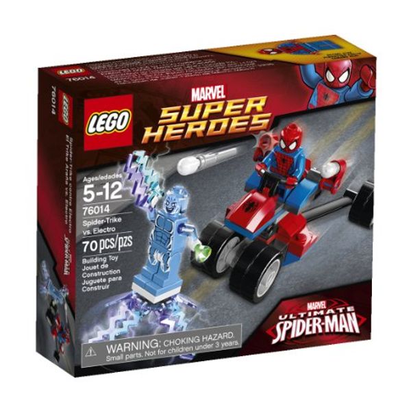 Cover Art for 0673419212533, Spider-Trike vs. Electro Set 76014 by LEGO