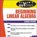 Cover Art for 9780070380370, Schaum’s Outline of Beginning Linear Algebra by Seymour Lipschutz