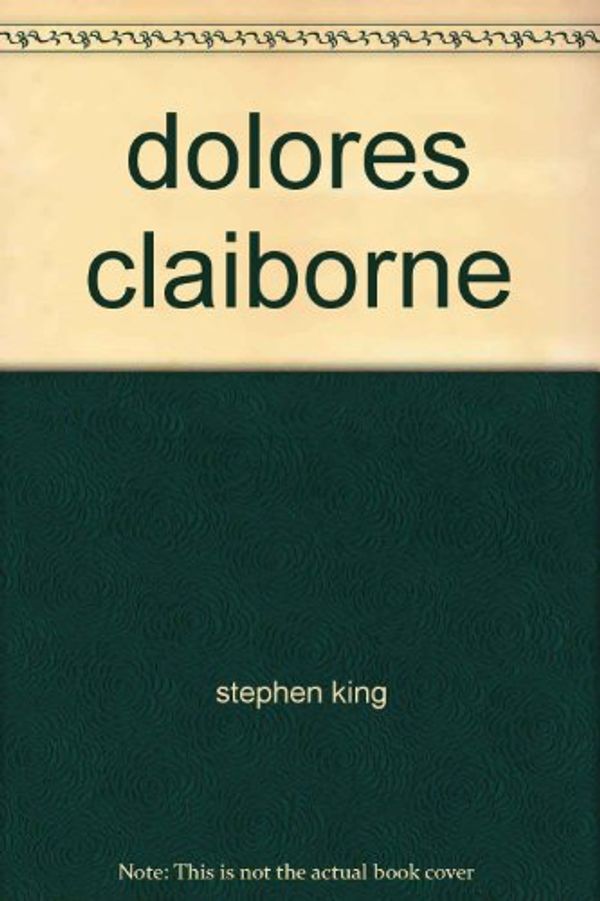 Cover Art for B000WXPSUW, Dolores Claiborne by Stephen King