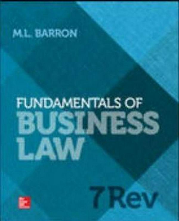 Cover Art for 9781743079836, Fundamentals of Business Law by Margaret Barron