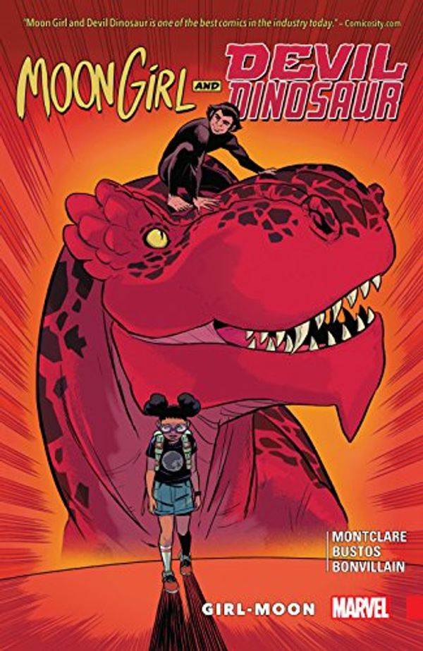 Cover Art for B077JB5P4Y, Moon Girl and Devil Dinosaur Vol. 4: Girl-Moon (Moon Girl and Devil Dinosaur (2015-2019)) by Amy Reeder, Brandon Montclare