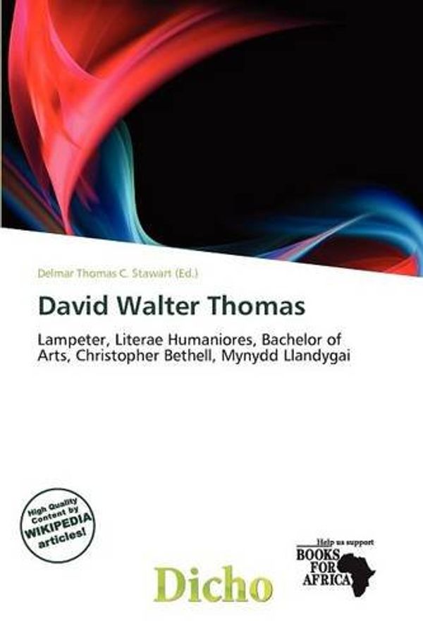 Cover Art for 9786137153727, David Walter Thomas by Unknown