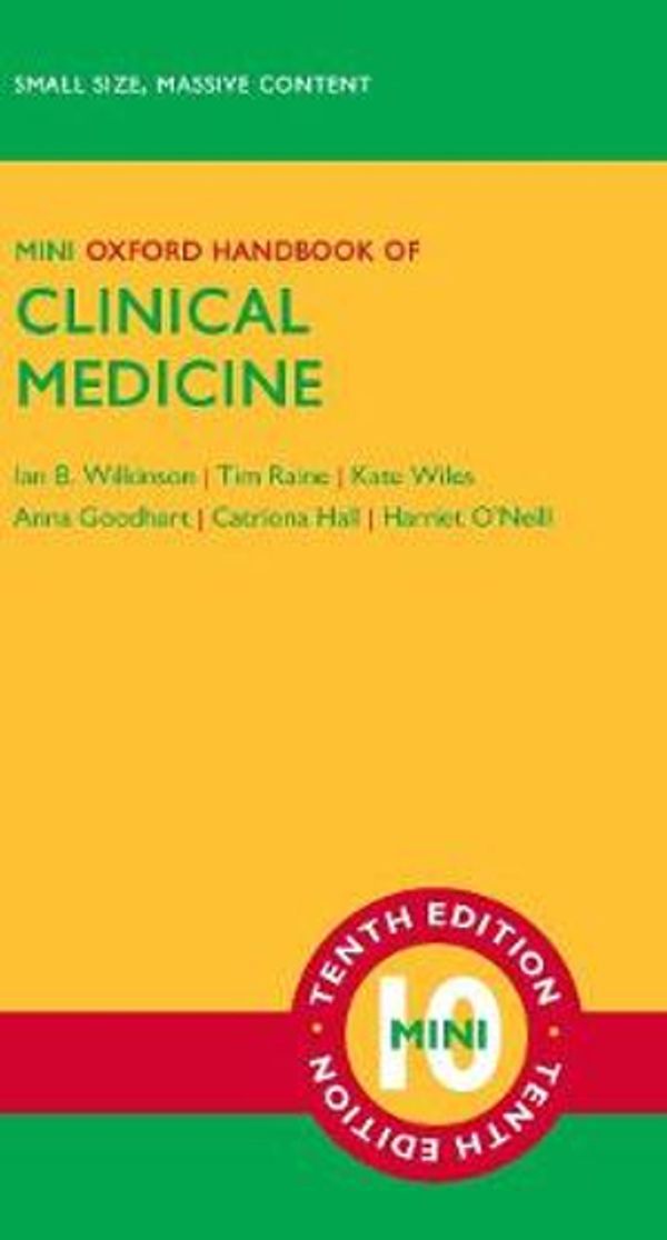 Cover Art for 9780198833123, Oxford Handbook of Clinical Medicine - Mini Edition (Oxford Medical Handbooks) by Ian B. Wilkinson