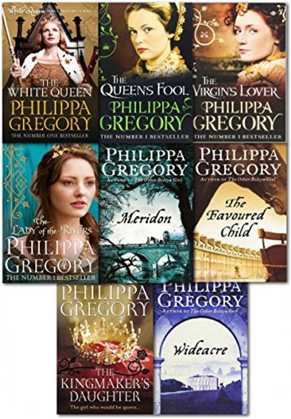 Cover Art for 9789526527628, Philippa Gregory 8 Books Collection Set- The Virgins Lover, White Queen, Wideacre, The Kingmaker's Daughter, Meridon, The Queens Fool, The Lady of the Rivers, The Favoured Child by Unknown
