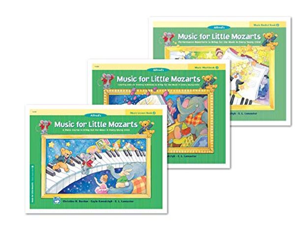 Cover Art for B083QQMYLL, NEW Alfred's Music for Little Mozarts Books 2 Set (3 Books) - Lesson Book 2, Workbook 2, Recital Book 2 by Christine H. Barden, Gayle Kowalchyk, E. L. Lancaster