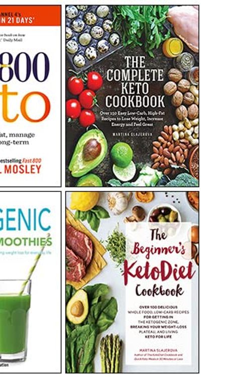 Cover Art for 9789124183110, Fast 800 Keto, The Complete Keto Cookbook, The Beginner's KetoDiet Cookbook, Ketogenic Green Smoothies 4 Books Collection Set by Dr. Michael Mosley, Martina Slajerova